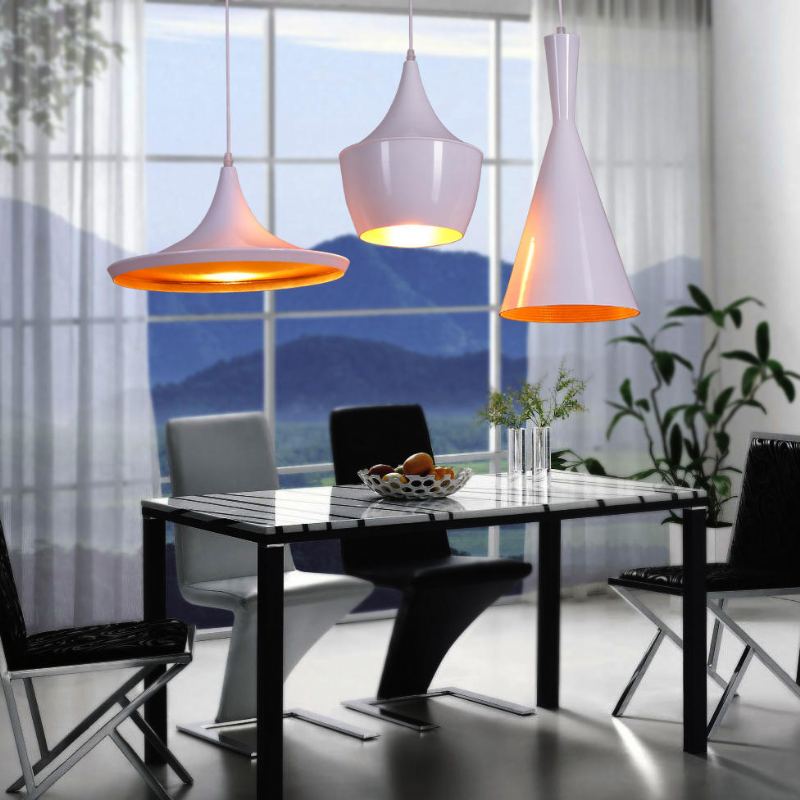 Přívěsek Beat Copper Shade Black/white Instrument Light 110-220v