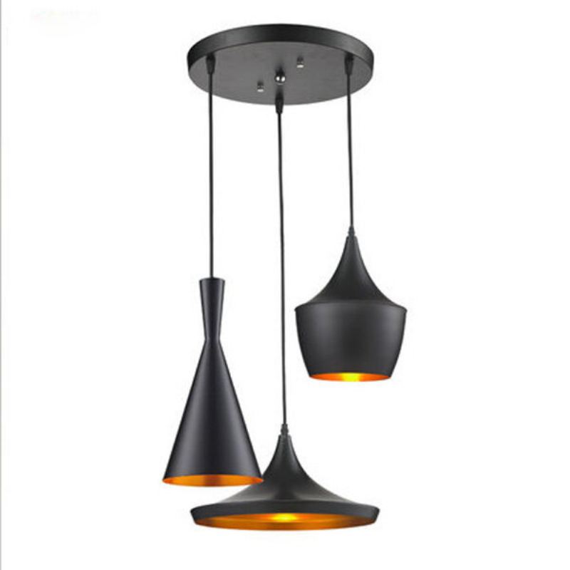 Přívěsek Beat Copper Shade Black/white Instrument Light 110-220v