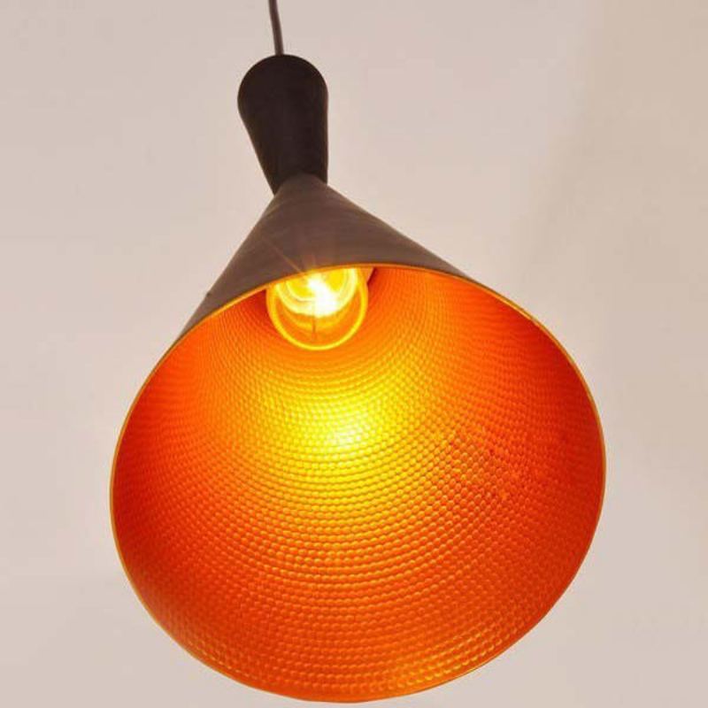 Přívěsek Beat Copper Shade Black/white Instrument Light 110-220v