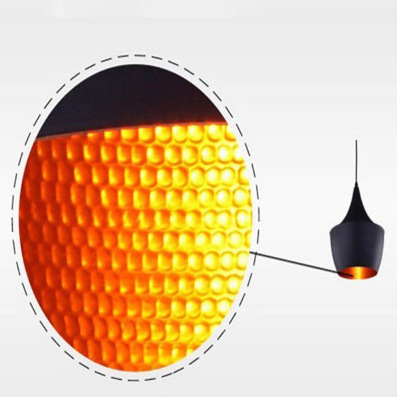 Přívěsek Beat Copper Shade Black/white Instrument Light 110-220v
