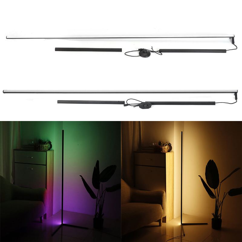 Rgb Barevně Měnící Led Rohová Stojací Lampa Minimalistické Náladové Světlo Moderní Domov