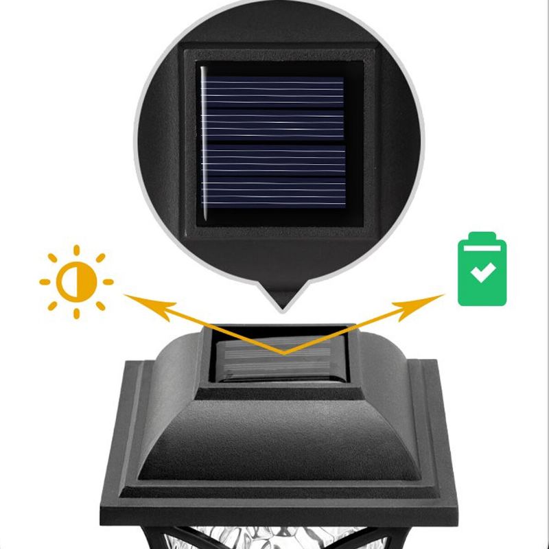 Sada 6 Ks Solárních Led Světel Na Cestu Venkovní Zahradní Lampa Na Chodník