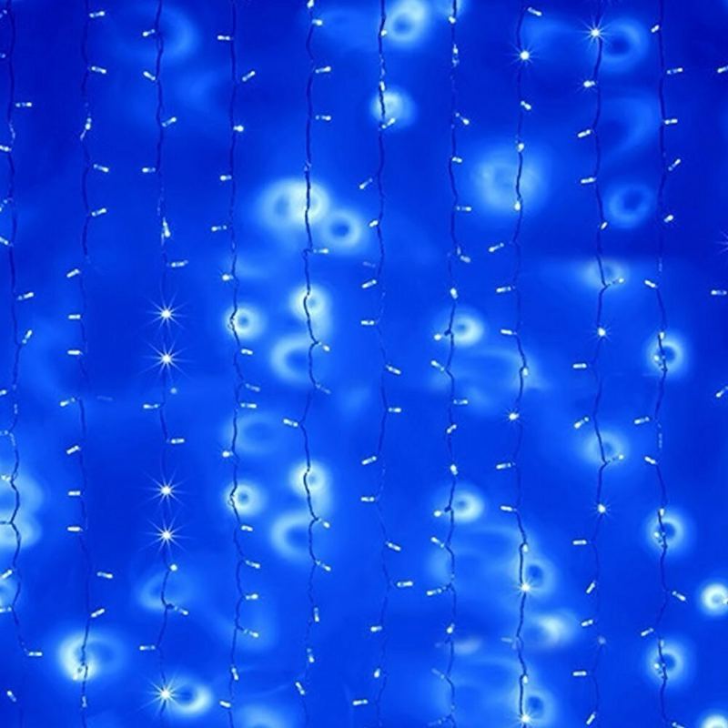 Solmore 6x3m 600led Usb Led Záclona Víla Řetězová Světla Závěsná Nástěnná Lampa Na Pozadí Svatba Vánoční Party Dekorace