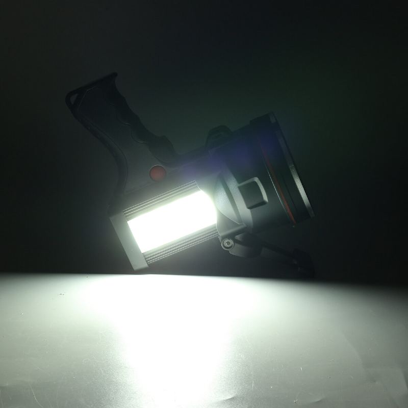 Super Jasná Led Svítilna Usb Nabíjecí 2 Režimy Reflektor Pracovní Světlo Světlomet Rybaření Lov