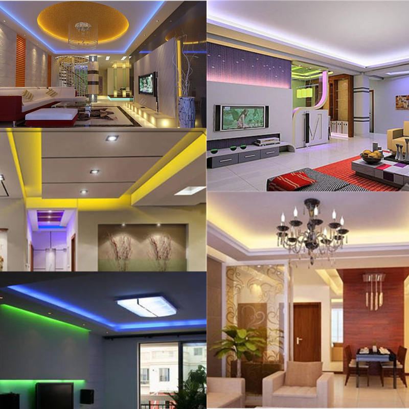 Usb Dc5v Smd5050 Rgb Led Bílá Páska Na Tv Páskové Podsvícení S Dálkovým Ovladačem Nevodotěsné