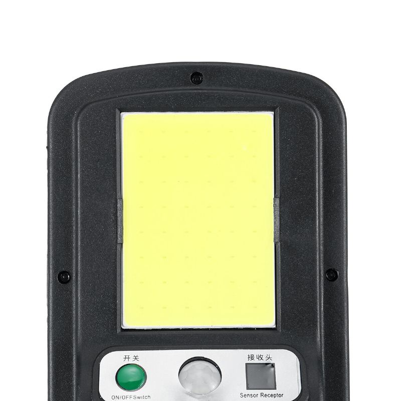Venkovní Solární Led Pouliční Světlo Vodotěsná Nástěnná Lampa Smart Remote Control Upgrade 48 Cob Garden Square Highway Light