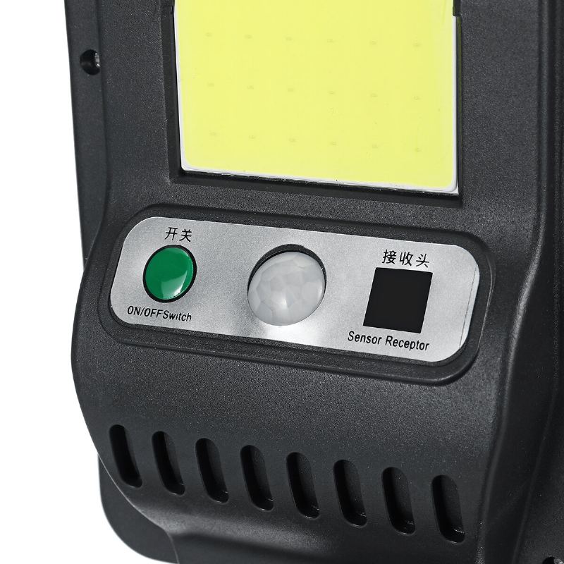 Venkovní Solární Led Pouliční Světlo Vodotěsná Nástěnná Lampa Smart Remote Control Upgrade 48 Cob Garden Square Highway Light