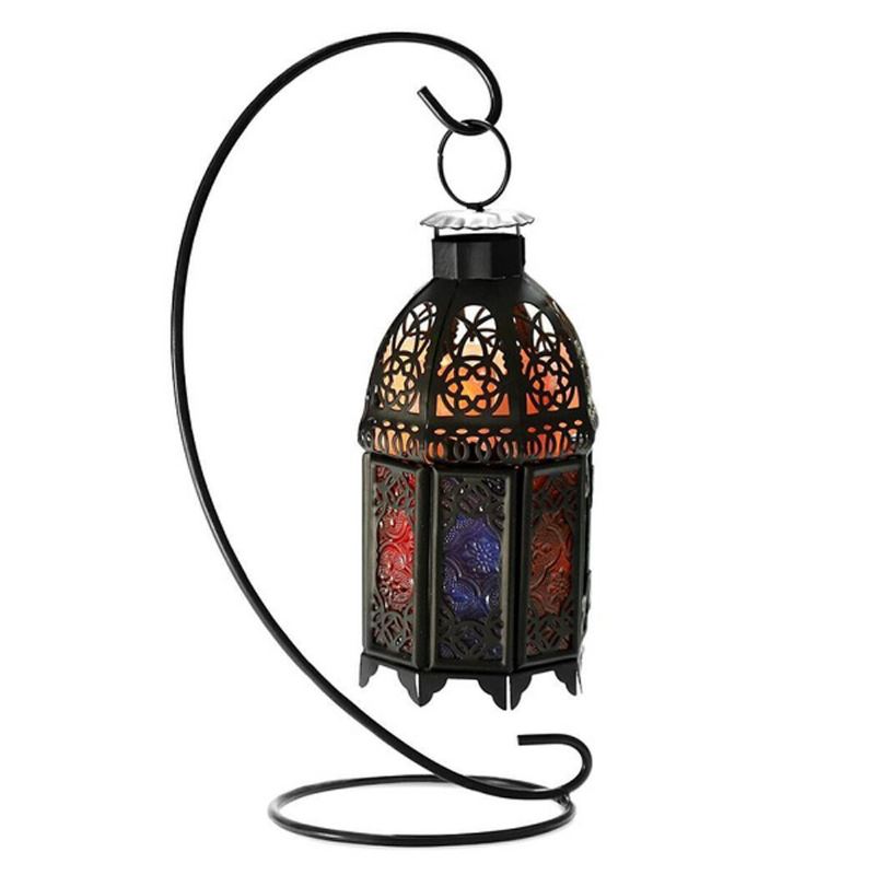 Vintage Iron Frame Natural Crystal Salt Rock Lamp Čistička Vzduchu Stolní Noční Světlo
