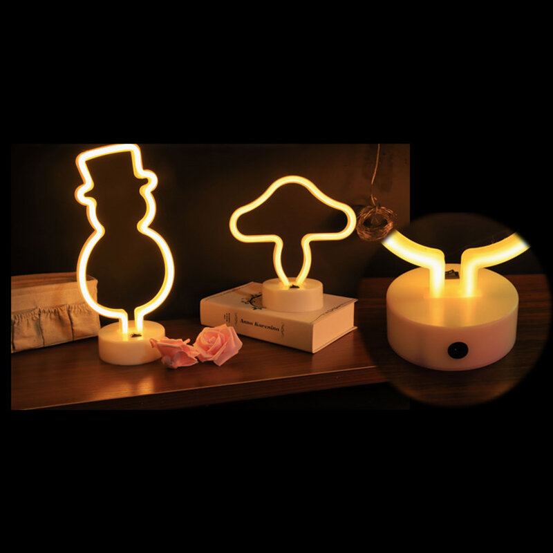 Vylepšete Neonové Noční Světlo Králík Vibrato Anchor Velkoústý Pták Creative Night Light Spot