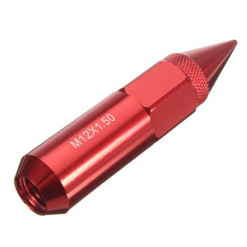 20ks M12x1.5 Hliník 60mm Kola Pro Auta Ráfky Matice S Hroty Rozšířený Tuner