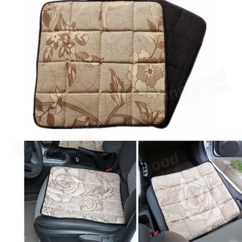 Auto Ice Silk Bamboo Charcoal Sedák Protiskluzová Prodyšná Podložka 45*45cm