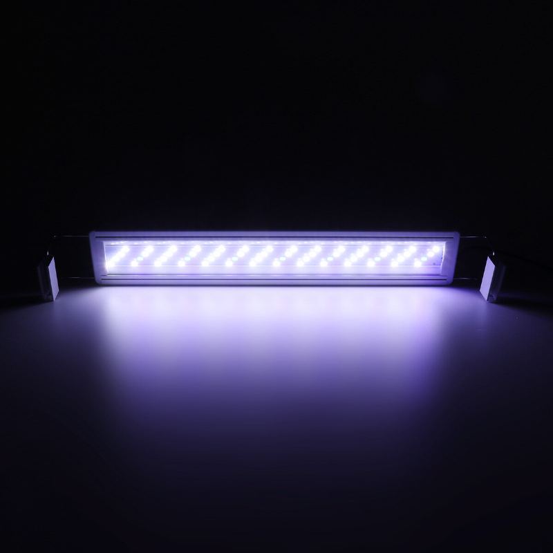 11w Led Světlo Do Akvária 40cm Držák Na Akvárium S Klipem Osvětlení Výsuvné Na Vodní Rostliny Pro 40-50cm Akvárko
