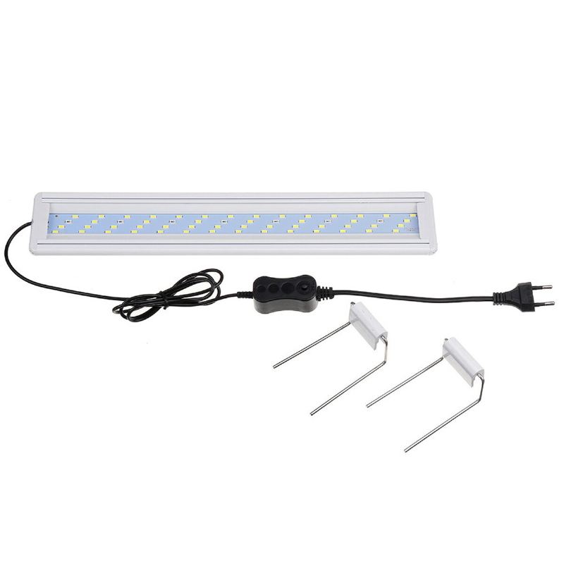 11w Led Světlo Do Akvária 40cm Držák Na Akvárium S Klipem Osvětlení Výsuvné Na Vodní Rostliny Pro 40-50cm Akvárko