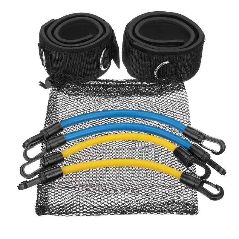 15/20/25/30/80/90/100 Lb Multifunkční Posilovací Gumy Na Nohy Domů Fitness Silový Trénink Pilates Flexbands
