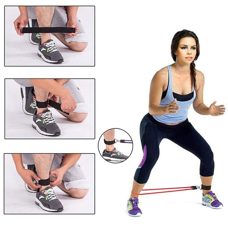15 Ks Sada Posilovacích Gum Na Cvičení Fitness Latexová Jóga S Gumičkou Na Domácí