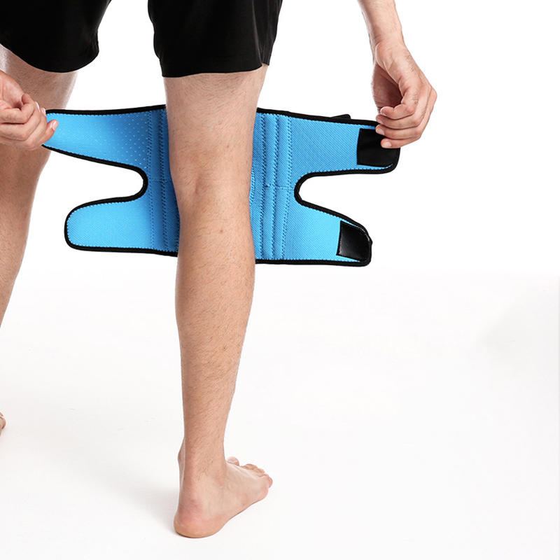 1pc Boer Silikonový Tlumič Nárazů Pružina Kolenní Podpora Fitness Ochranná Pomůcka Prodyšná Vložka
