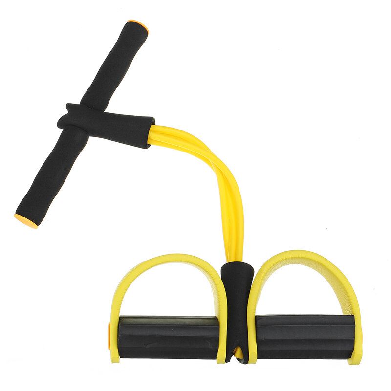 1pc Nožní Pedály Stahovací Lano Odporové Gumy Sportovní Jóga Fitness Vybavení Cvičební Nástroje