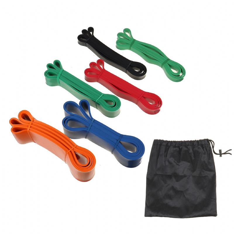2.8 M Super Dlouhé 5-250 Lbs Odporové Gumy Home Fitness Expander Powerlifting Muscle Training Band