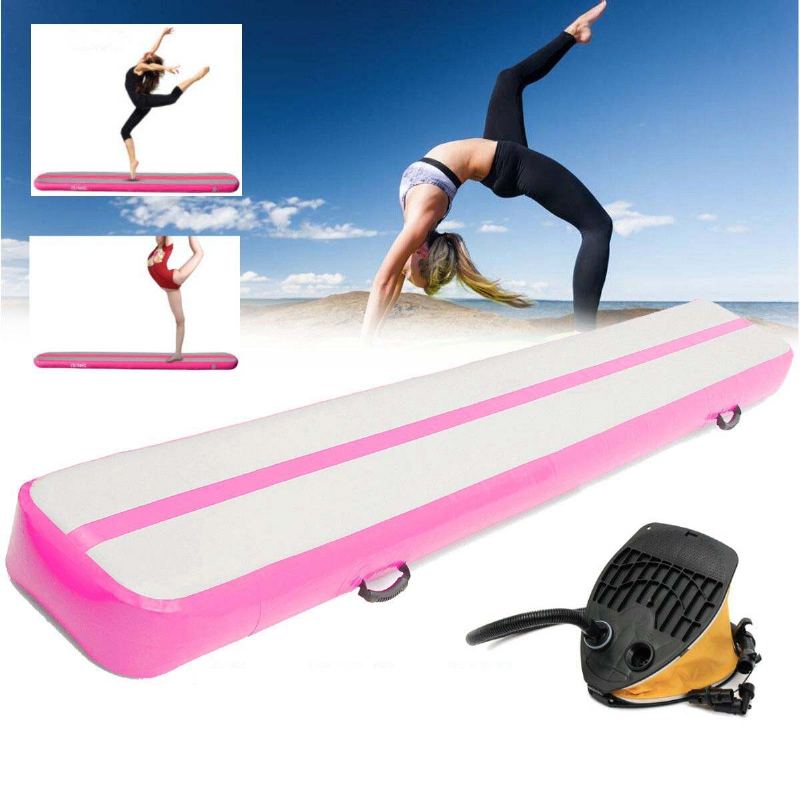 40cm*5m*10cm Nafukovací Vzduchová Balanční Podložka Tréninková Air Tumbling Track Gym Mat