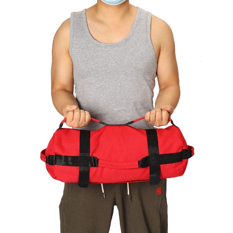 48cmx20cm Fitness Boxovací Pytel Zátěžové Vaky Tělocvična Silové Cvičení Trénink Zvedání