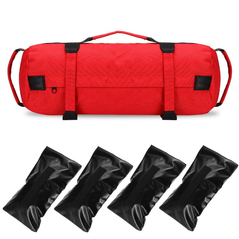48cmx20cm Fitness Boxovací Pytel Zátěžové Vaky Tělocvična Silové Cvičení Trénink Zvedání
