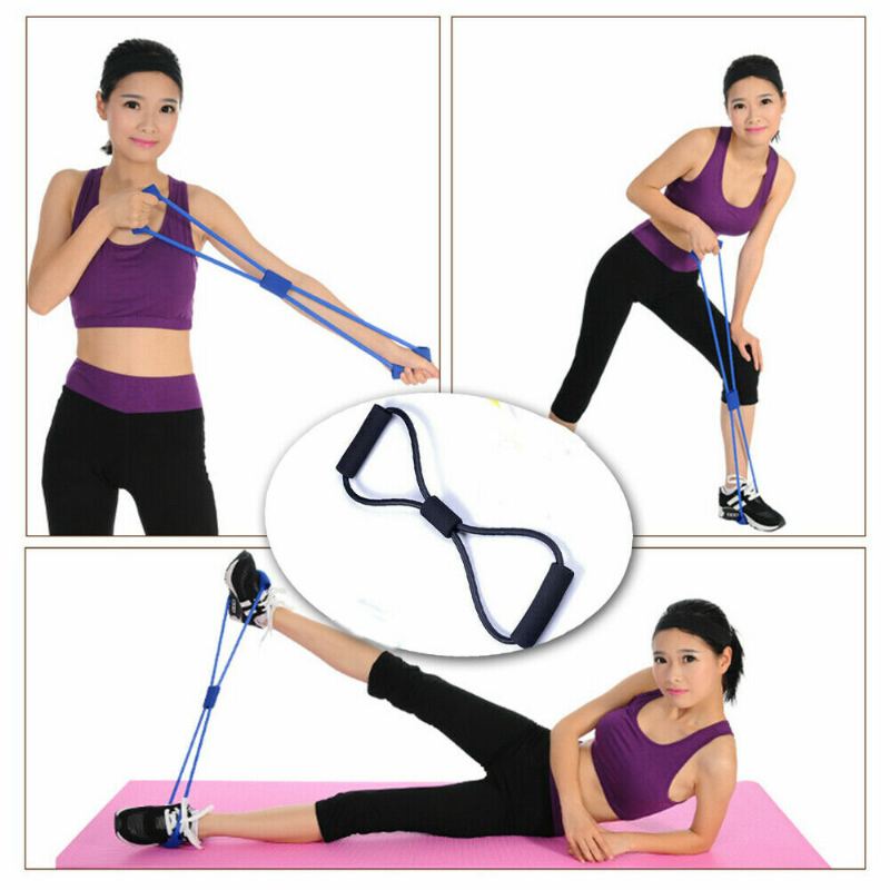 5 Ks Mix Odporové Gumičky Pilates Ring Fitness Nástroje Pro Cvičení Jógy