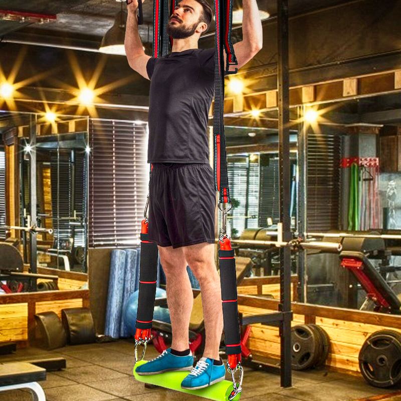 6/10 Lano Natahovací Páska Horizontální Pomocný Odporový Pás Elastický Pás Tyč Na Rameno Sportovní Fitness