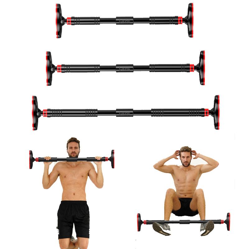 60-150cm Bez Děrování Bradou Stahovací Tyč Domácí Dveře Horizontální Tyč Posilovna Fitness Cvičební Nástroje