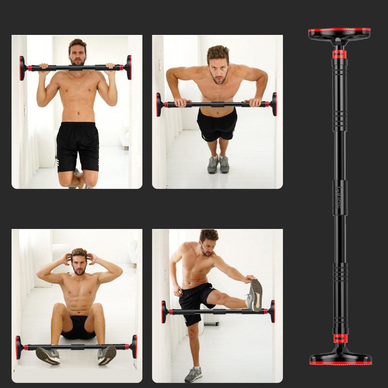 60-150cm Bez Děrování Bradou Stahovací Tyč Domácí Dveře Horizontální Tyč Posilovna Fitness Cvičební Nástroje