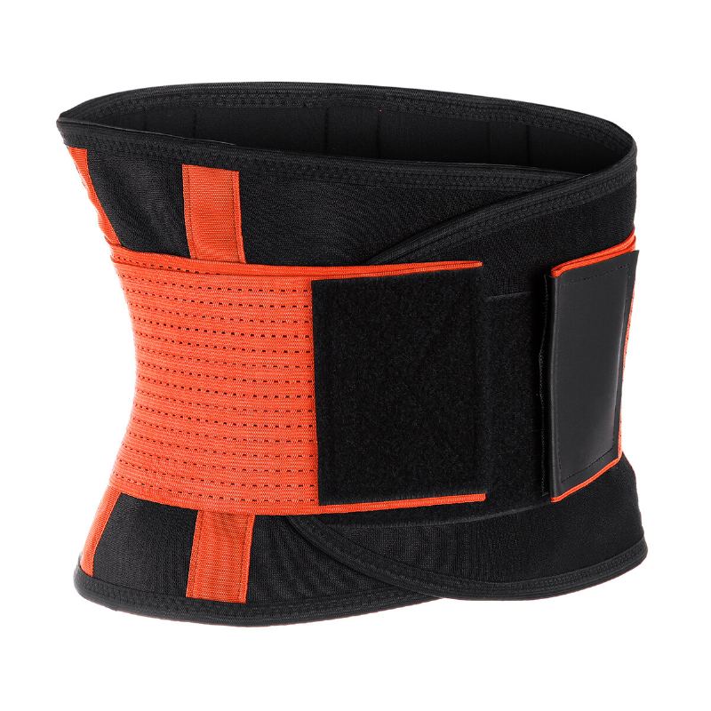 90~130cm Spodní Pas Bederní Opěrka Zad Elastická Výztuha Prodyšná Síťovina Pot Sauna Keep Fit