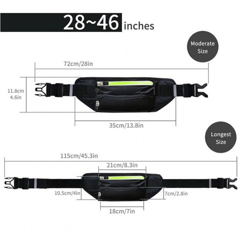Běžecká Taška Do Pasu Vodotěsná Fanny Pack