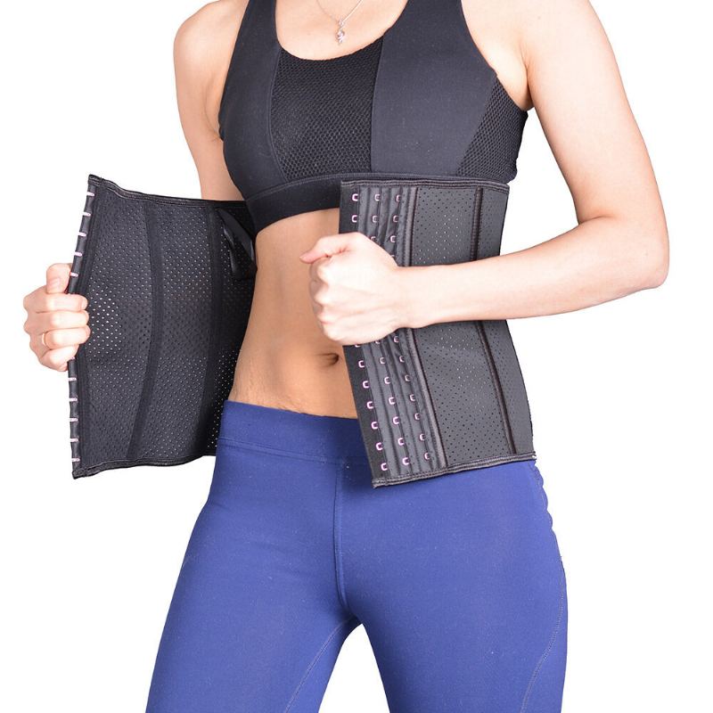 Body Shaper Pocení Zastřihovač Pasu Trenažér Korzet Sportovní Jóga Posilovna Cvičení Pilates Nastavitelný Odolný Spalovač Tuků Na Bříšku Horký Pot Pro Ženy