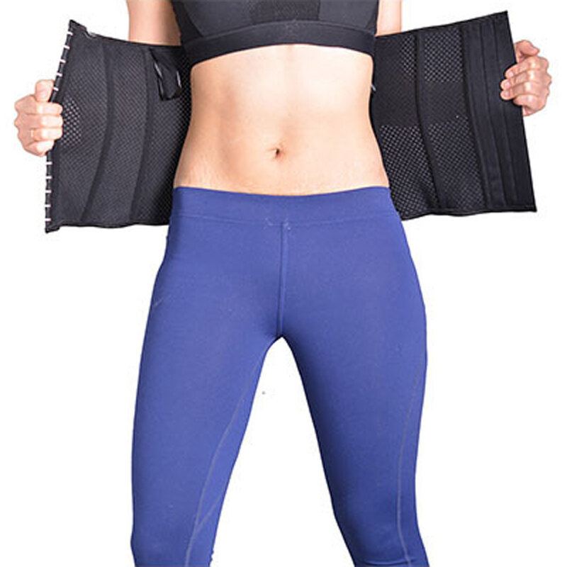 Body Shaper Pocení Zastřihovač Pasu Trenažér Korzet Sportovní Jóga Posilovna Cvičení Pilates Nastavitelný Odolný Spalovač Tuků Na Bříšku Horký Pot Pro Ženy