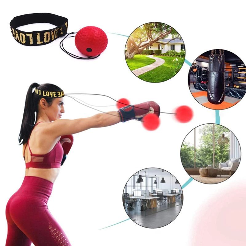 Boxerské Vybavení Speed Ball Head-mounted Training Hand Eye Reaction