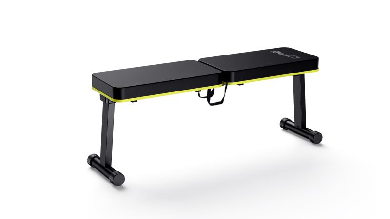 Doufit Flat Weight Bench Skládací 1000 Lbs Nosnost Pro Silový Trénink Press Lavice Pro Domácí Posilovnu Cvičení Lavička Se Zátěží A Snadné Přenášení