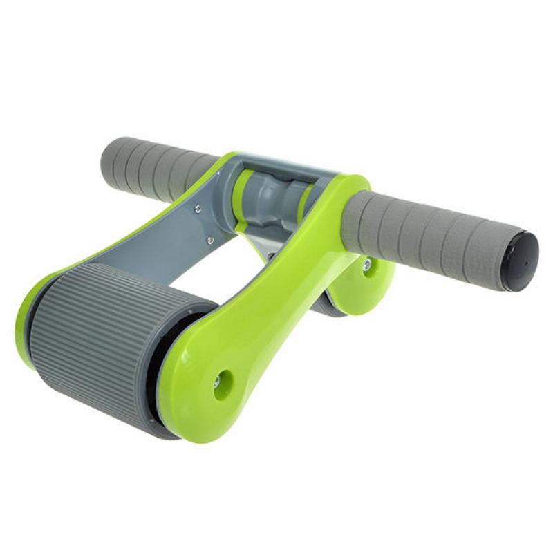 Fitness Gym Skládací Power Roller Břišní Dvojitá Ložisková Kola Vybavení Pro Trénink Svalů
