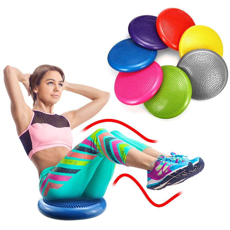 Jóga Balance Board Fitness Body Stability Balanční Kotouč S Ruční Pumpou