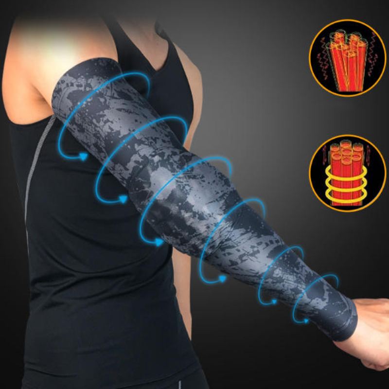 Kaload 1 Pc Rukáv Na Ruce Podpora Loktů Prodyšné Venkovní Sportovní Cvičení Fitness Ochranné Pomůcky Na Lokty