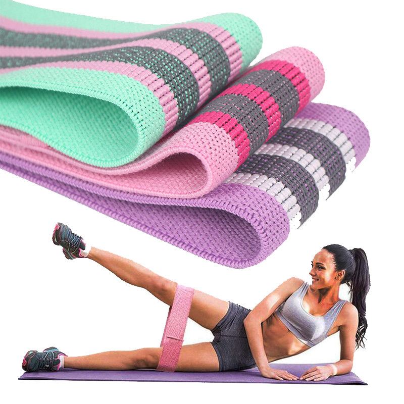 Kaload 3 Ks/sada Odporové Pásky Smyčky S Úložným Sáčkem Domácí Cvičení Fitness Elastický Kroužek Jóga Stahovací Lano