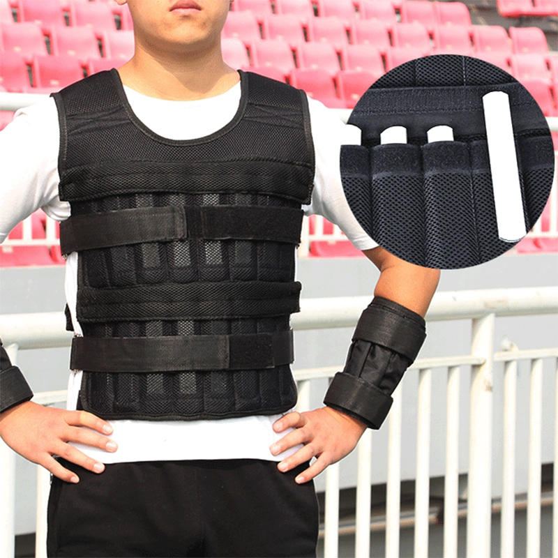 Kaload Prodyšná Nastavitelná Běžecká Sandbag Vesta Fitness Sportovní Zátěžová
