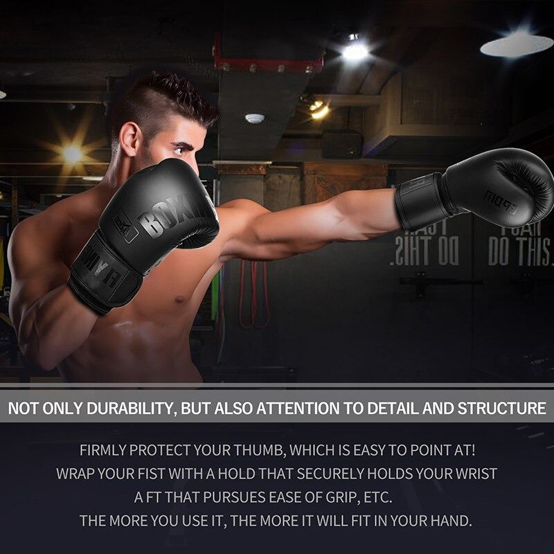 Létající Boxerské Rukavice Pu Kůže Muay Thai Guantes De Boxeo