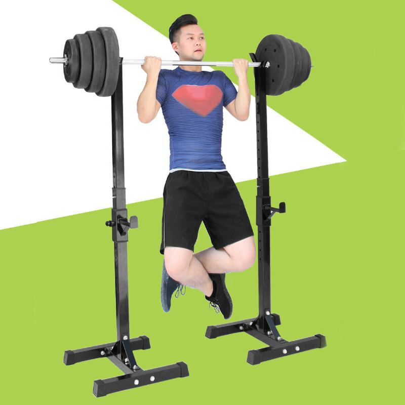 Maximální Zátěž 500 Kg Nastavitelný Stojan Na Činku Multifunkční Na Dřepy Domácí Posilovna Vzpírání Lis