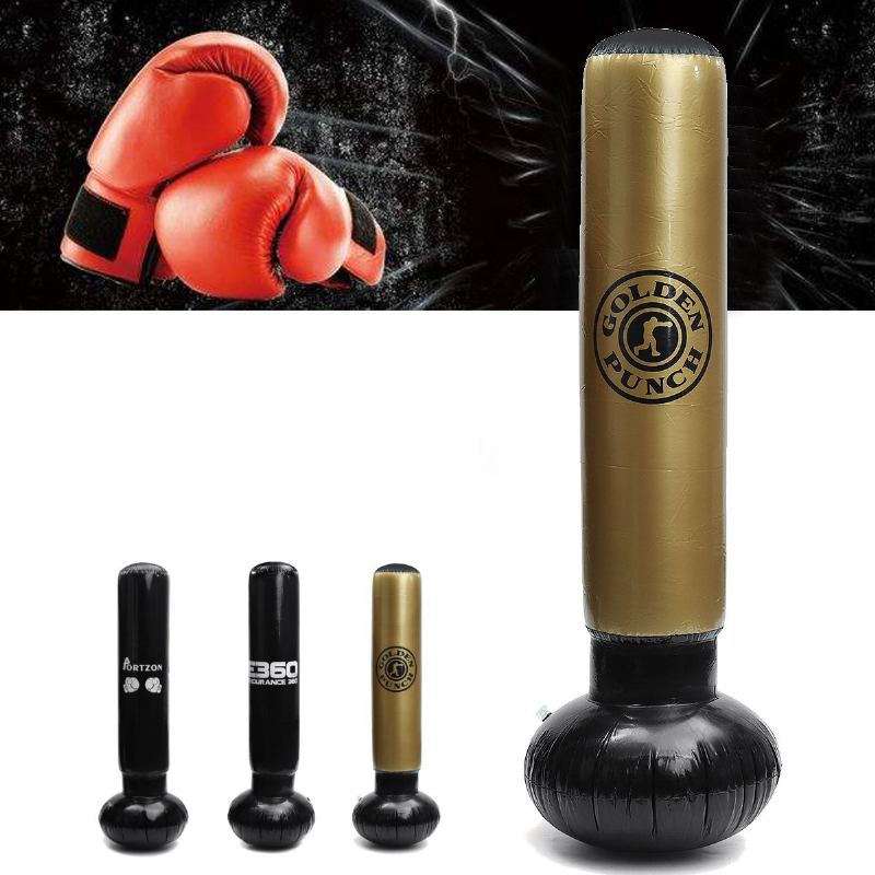 Nafukovací Boxovací Pytel Na Terč Stojící Domácí Posilovna Fitness Tréninková Pomůcka Snížení Tlaku Sklenice