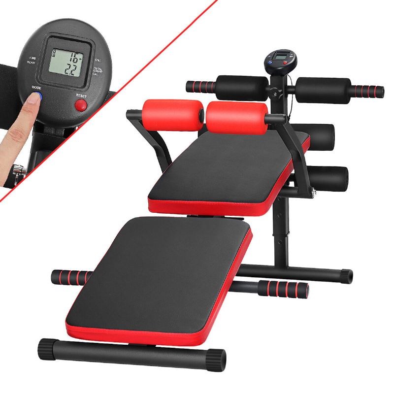 Nastavitelná Sklápěcí Sedací Lavice Posilovací Stroj Na Břišní Svaly Stolička Na Činky Trenér Kulturistiky Fitness Vybavení