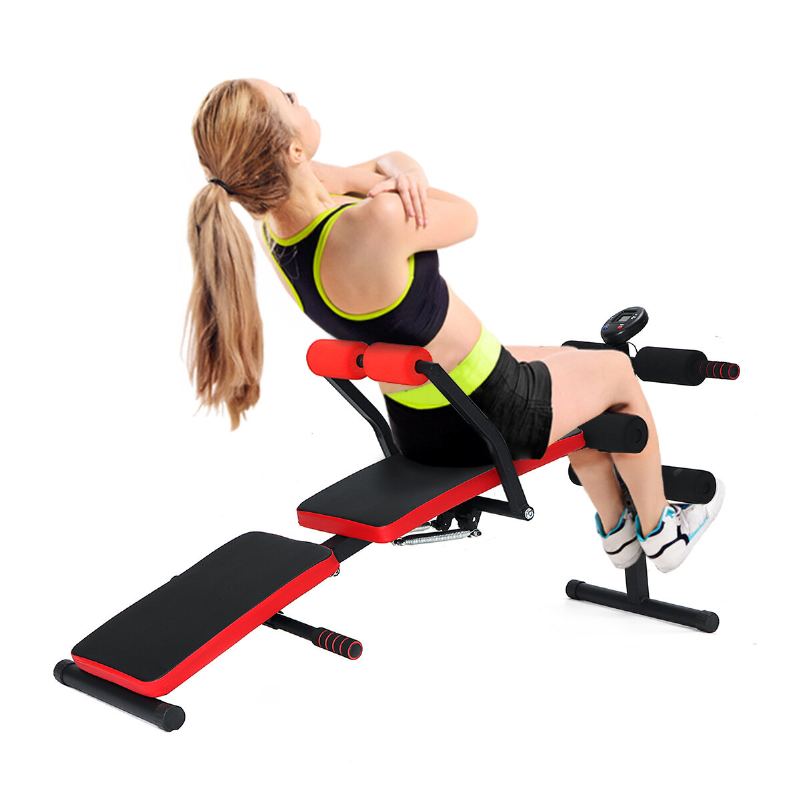 Nastavitelná Sklápěcí Sedací Lavice Posilovací Stroj Na Břišní Svaly Stolička Na Činky Trenér Kulturistiky Fitness Vybavení