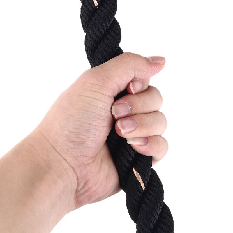 Průměr 38 mm 9m/12m Bojové Lano Tělocvična Cvičení Svalový Trénink Fitness Vlnění Lanové Cvičební Nástroje