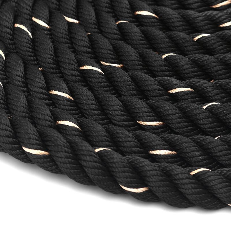 Průměr 38 mm 9m/12m Bojové Lano Tělocvična Cvičení Svalový Trénink Fitness Vlnění Lanové Cvičební Nástroje
