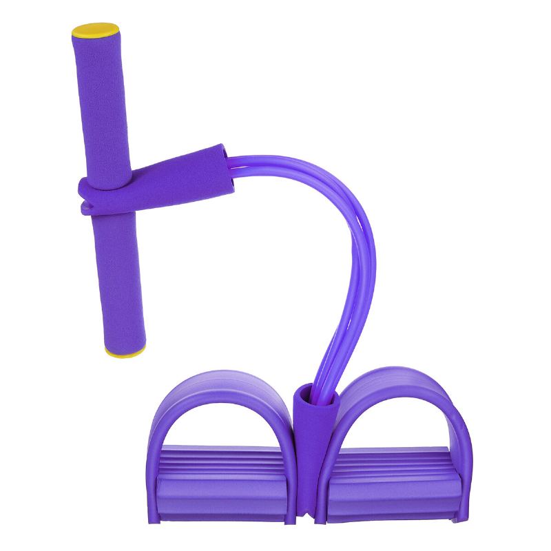 Sada 4ks Yoga Beginner Kit Set Protiskluzový Míč Pilates + Švihadlo + Odporový Pás + Podložky Na Jógu Domácí Fitness Nástroje