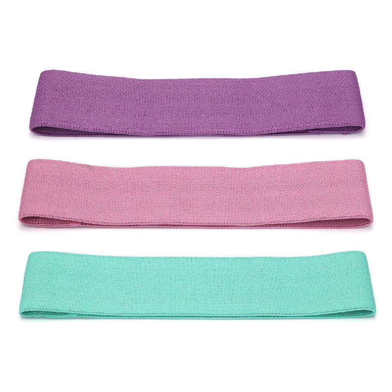 Sgodde 3pcs Odporové Smyčky Cvičení Gumy Elastické Stahovací Lano Latexové Fitness Jógové Pásmo
