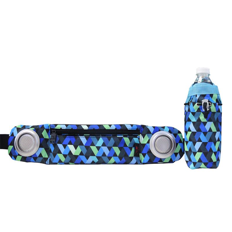 Sportovní Marathon Music Taška Do Pasu Fanny Pack Pouzdro Na Opasek Pro Iphone 7 Plus Se Zesilovačem Zvuku A Reproduktorem